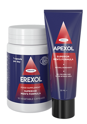 Erexol + Apexol doppia formula maschile: come utilizzarla? Acquisto e costo